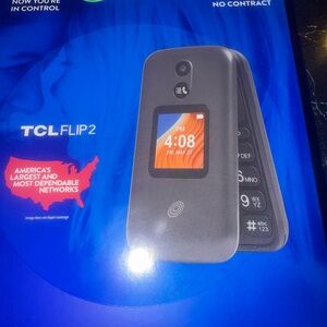 TCL Flip 2 Black Cell Phone